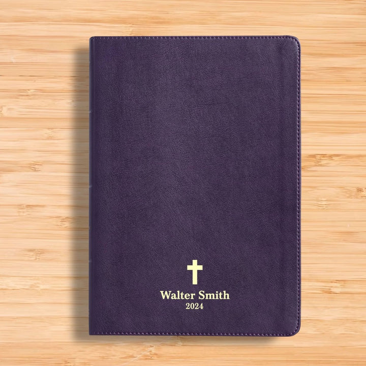 KJV Purple Standard Size Thinline Holy Bible Large Print