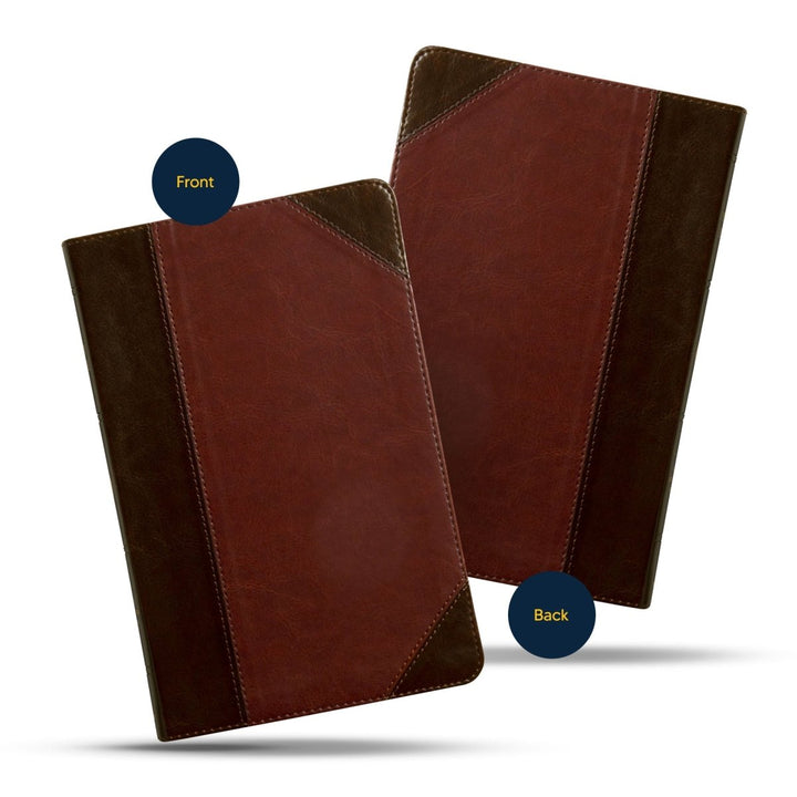 ESV Brown Standard Size Thinline Holy Bible Medium Print | Mark 10:9