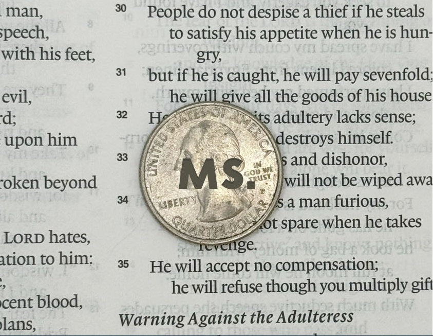 Print sample for this Bible