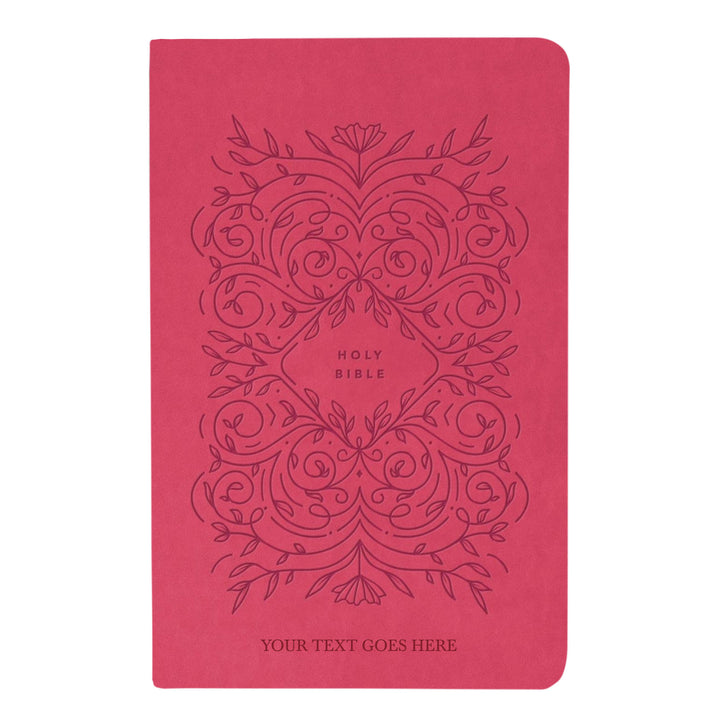 NLT Pink Standard Size Holy Bible Medium Print | Vine
