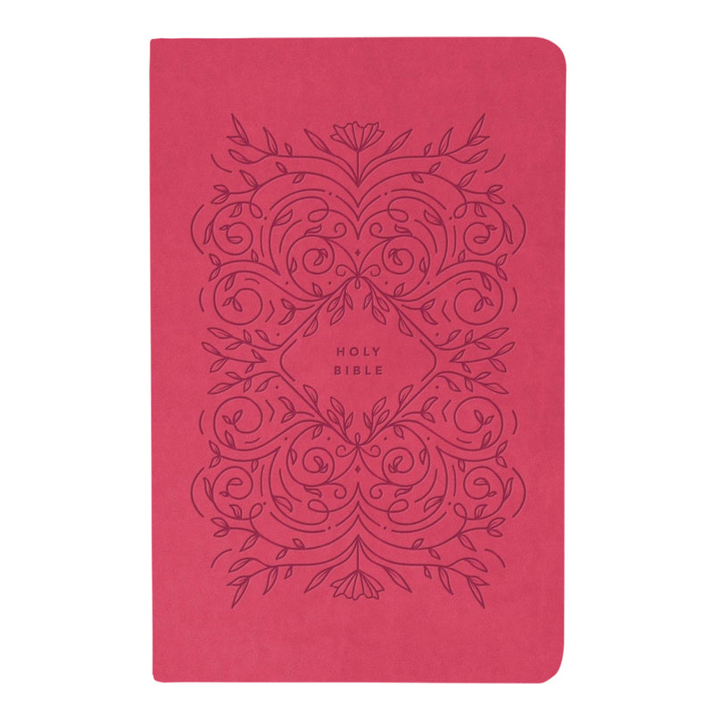 NLT Pink Standard Size Holy Bible Medium Print | Vine