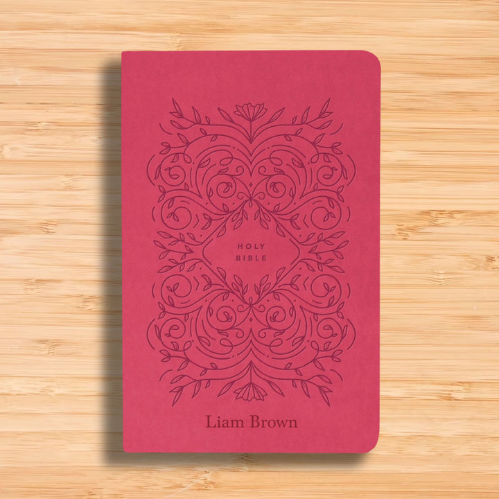 NLT Pink Standard Size Holy Bible Medium Print | Vine