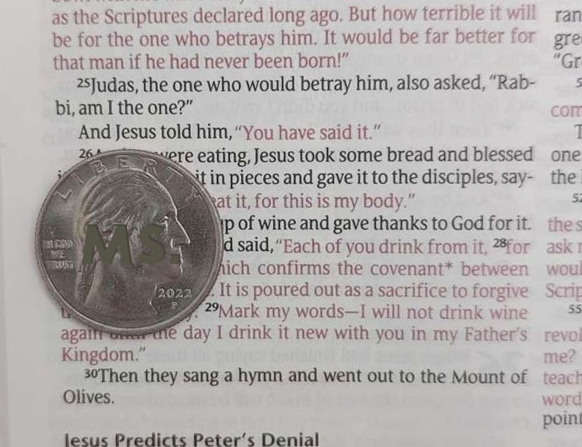 Print sample for this Bible