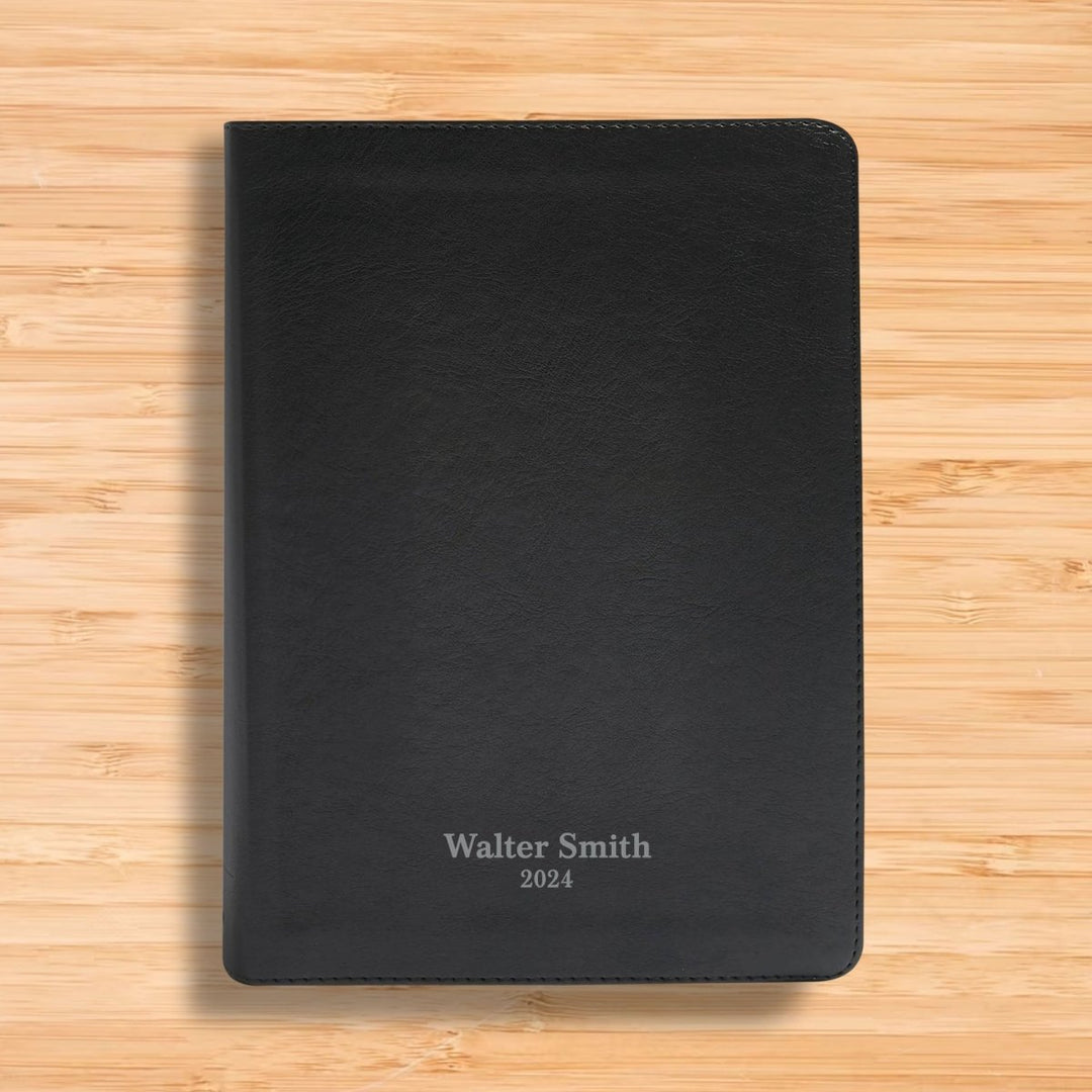 CSB He Reads Black Study Size Mens Holy Bible Medium Print