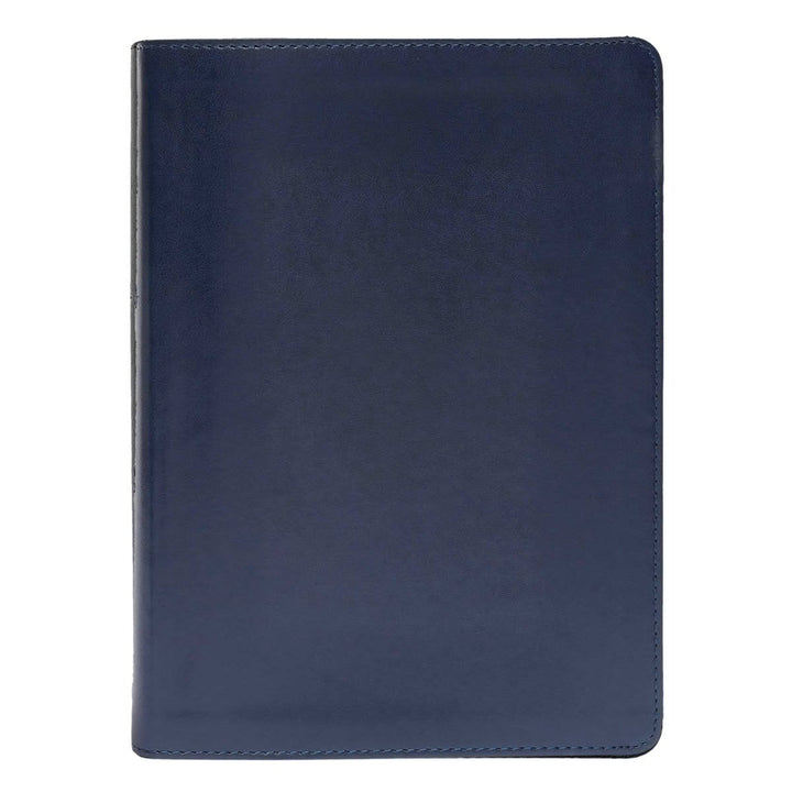 CSB She Reads Blue Study Size Holy Bible Medium Print | Floral and Cross