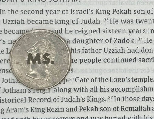 Print sample for this Bible