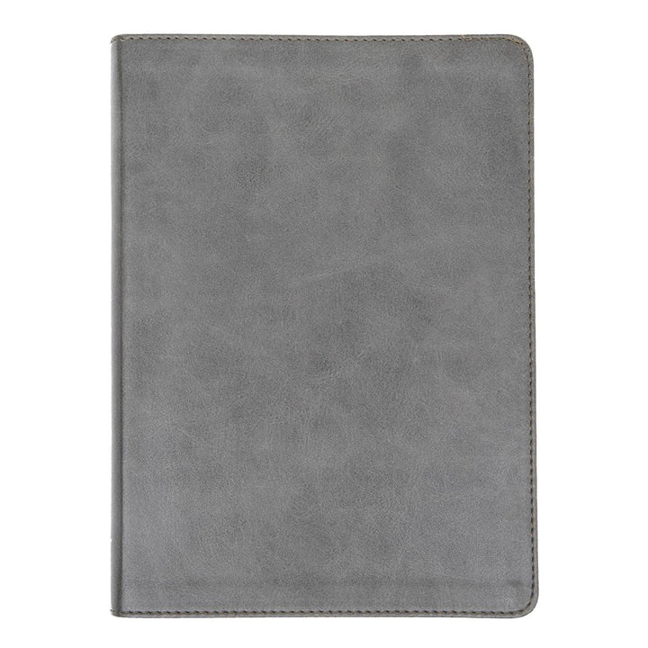 CSB He Reads Gray Study Size Holy Bible Medium Print | Floral and Cross