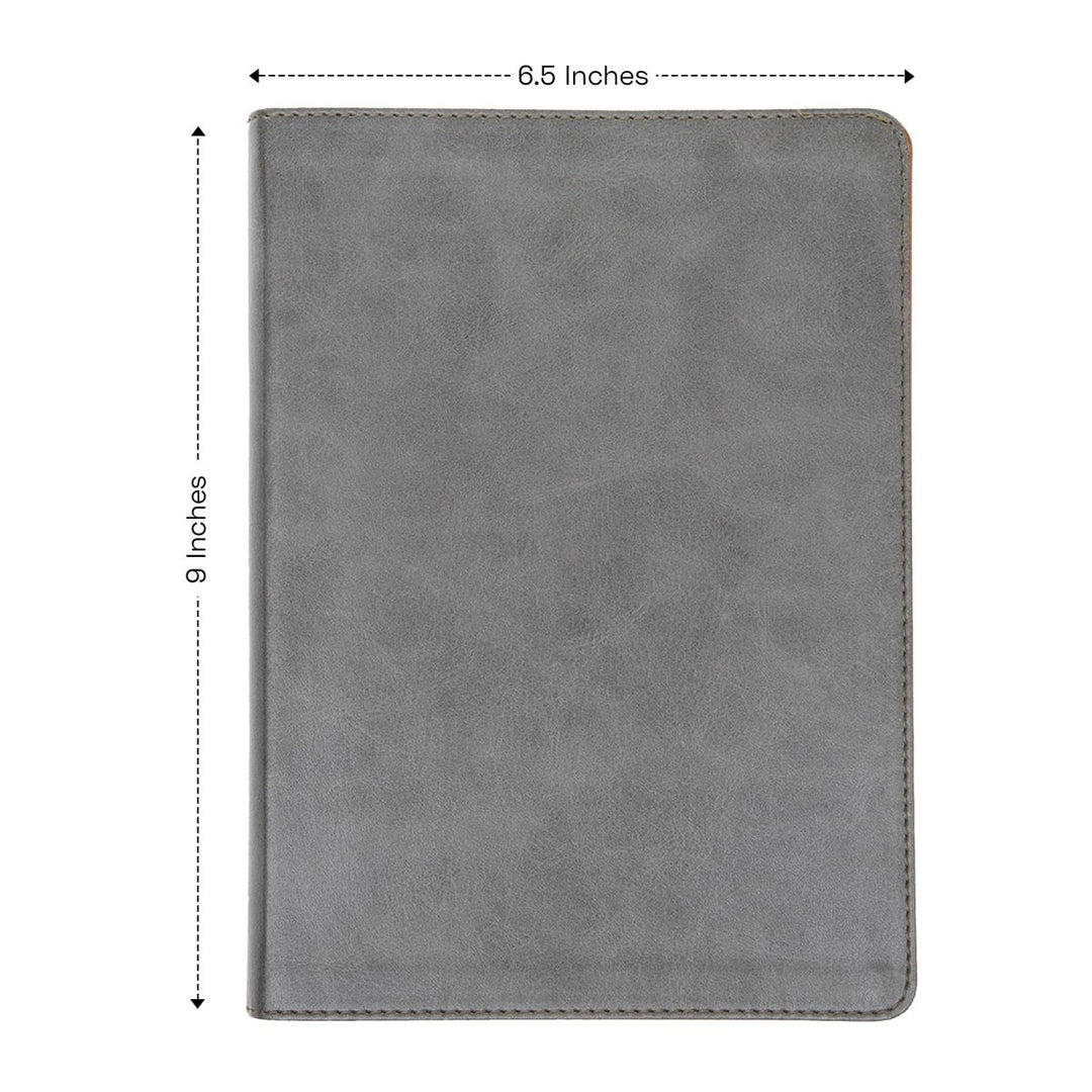 CSB He Reads Gray Study Size Holy Bible Medium Print | God Bless America