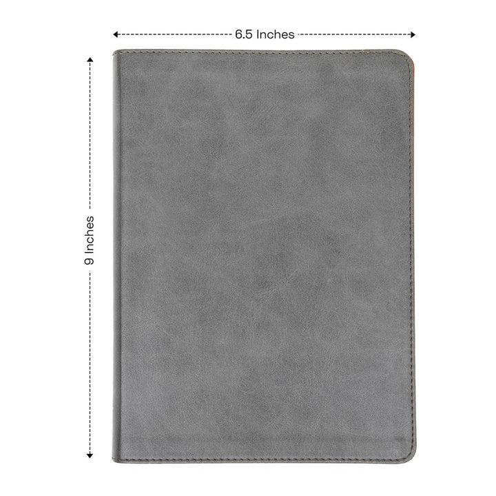 CSB He Reads Gray Study Size Holy Bible Medium Print | God Bless America