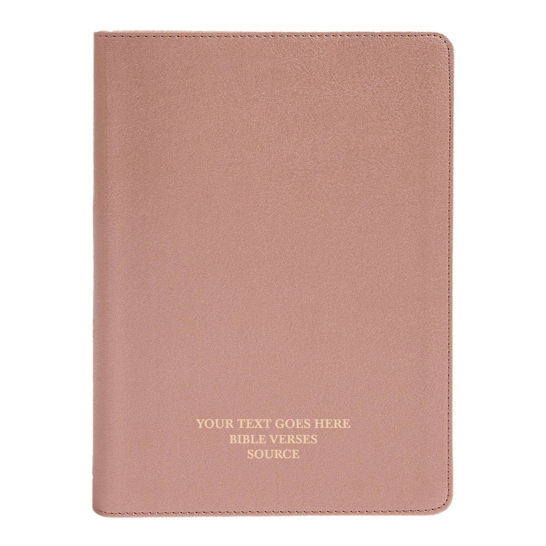 CSB She Reads Rose Gold Study Size Holy Bible Medium Print Size