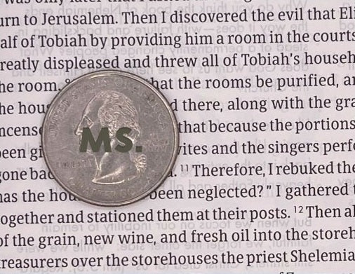 Print sample for this Bible