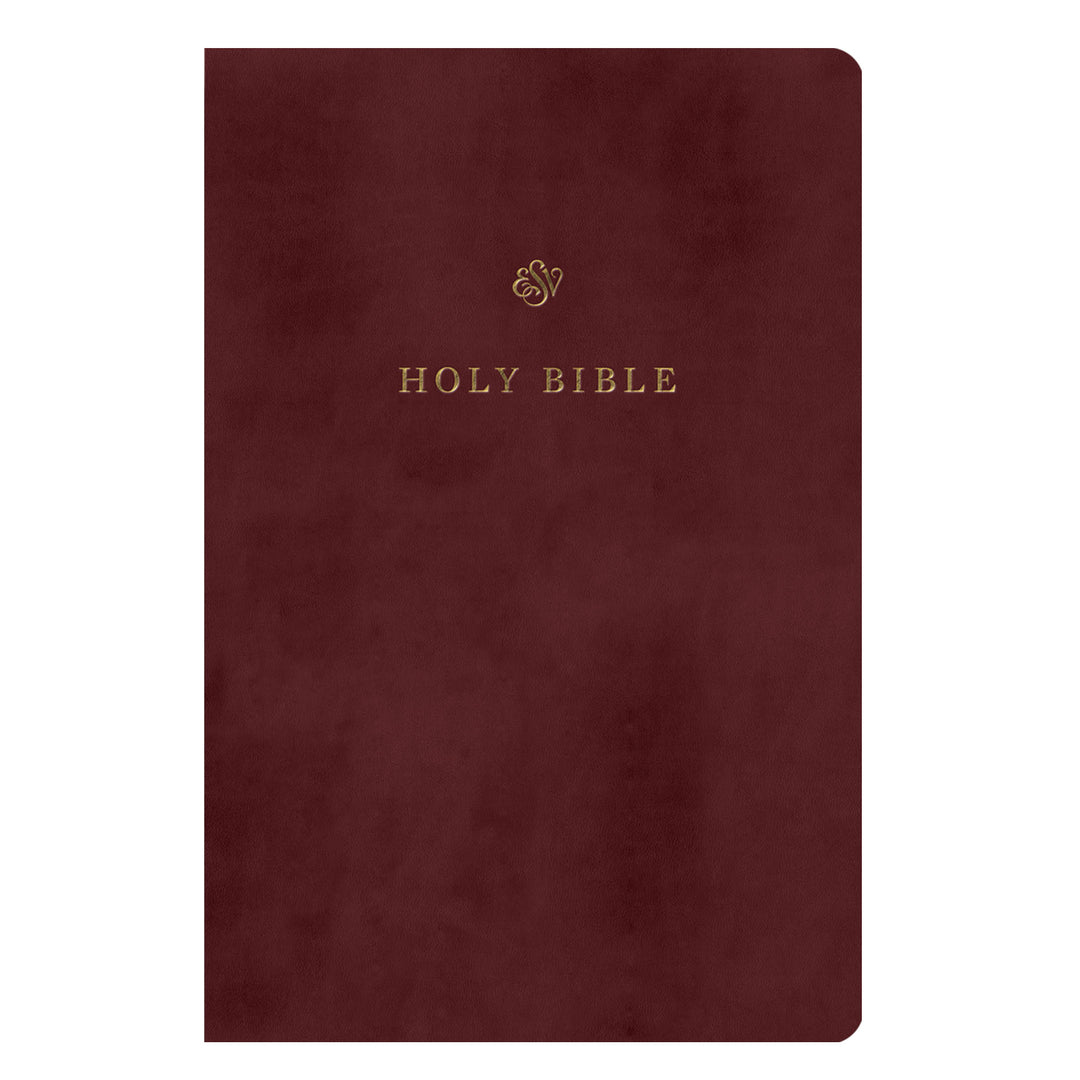 ESV Burgundy Standard Size TruTone Holy Bible Small Print