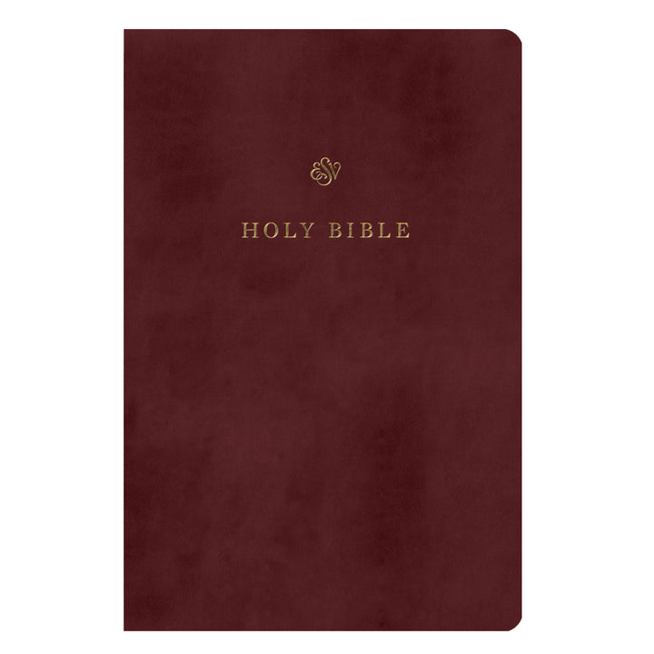 ESV Burgundy Standard Size TruTone Holy Bible Small Print