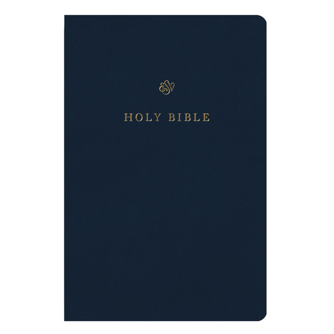 ESV Blue Standard Size TruTone Holy Bible Small Print