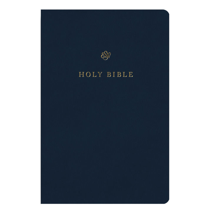 ESV Blue Standard Size TruTone Holy Bible Small Print