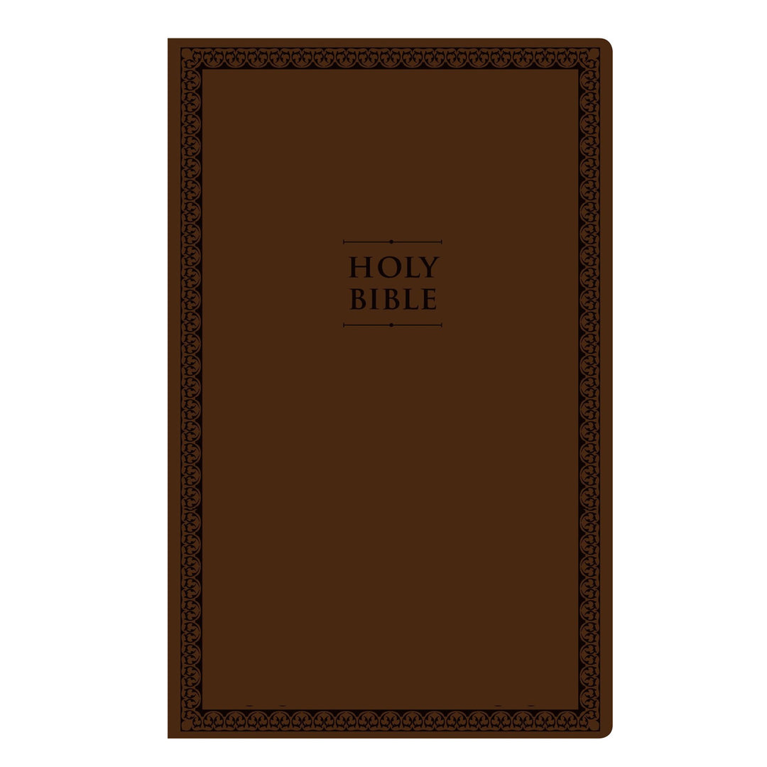 NIV Brown Standard Size Thinline Holy Bible Small Print