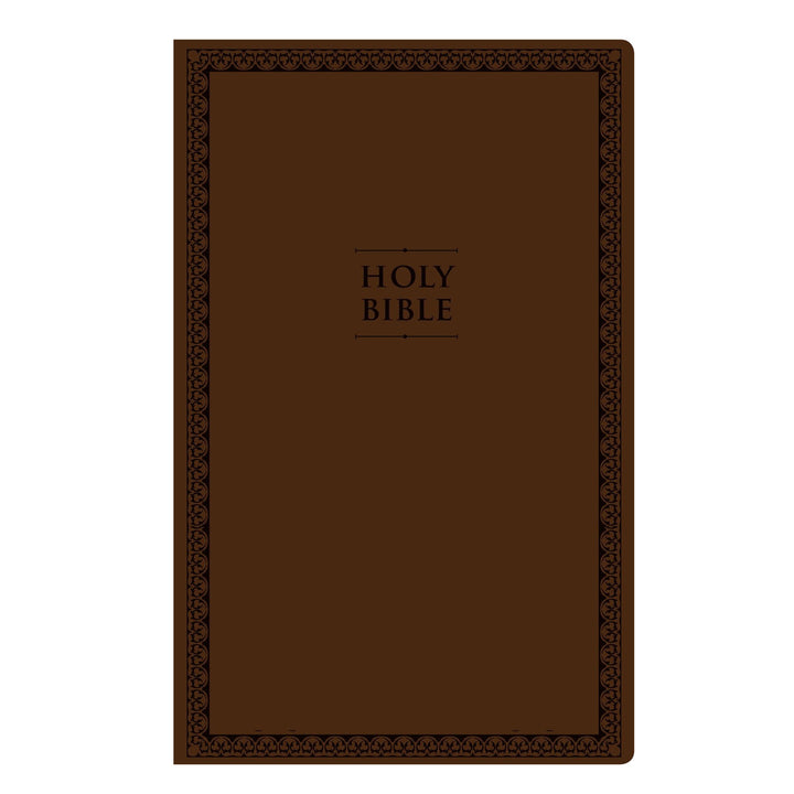 NIV Brown Standard Size Thinline Holy Bible Small Print