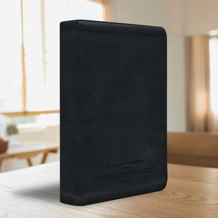 NLT Black Standard Size TruTone Holy Bible Small Print