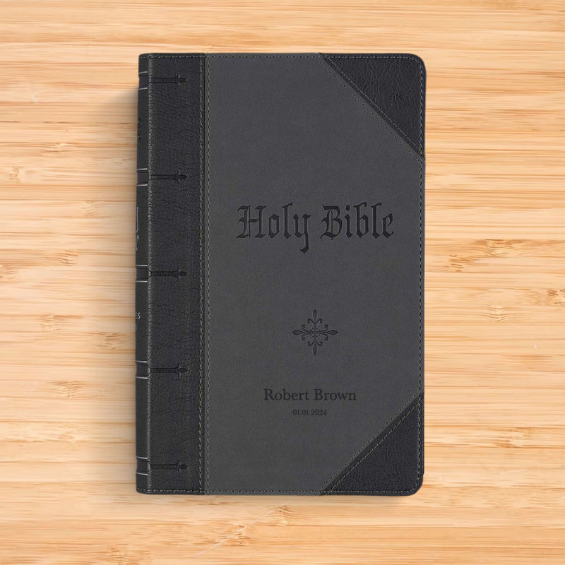 KJV Black Study Size Holy Bible Giant Print