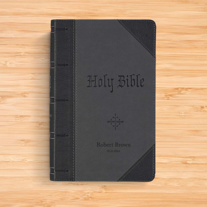 KJV Black Study Size Holy Bible Giant Print