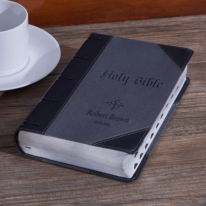 KJV Black Study Size Holy Bible Giant Print