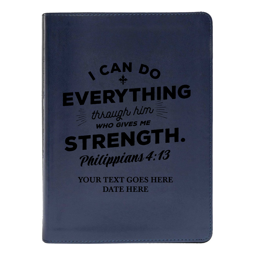 CSB She Reads Blue Study Size Holy Bible Medium Print | Philippians 4:13