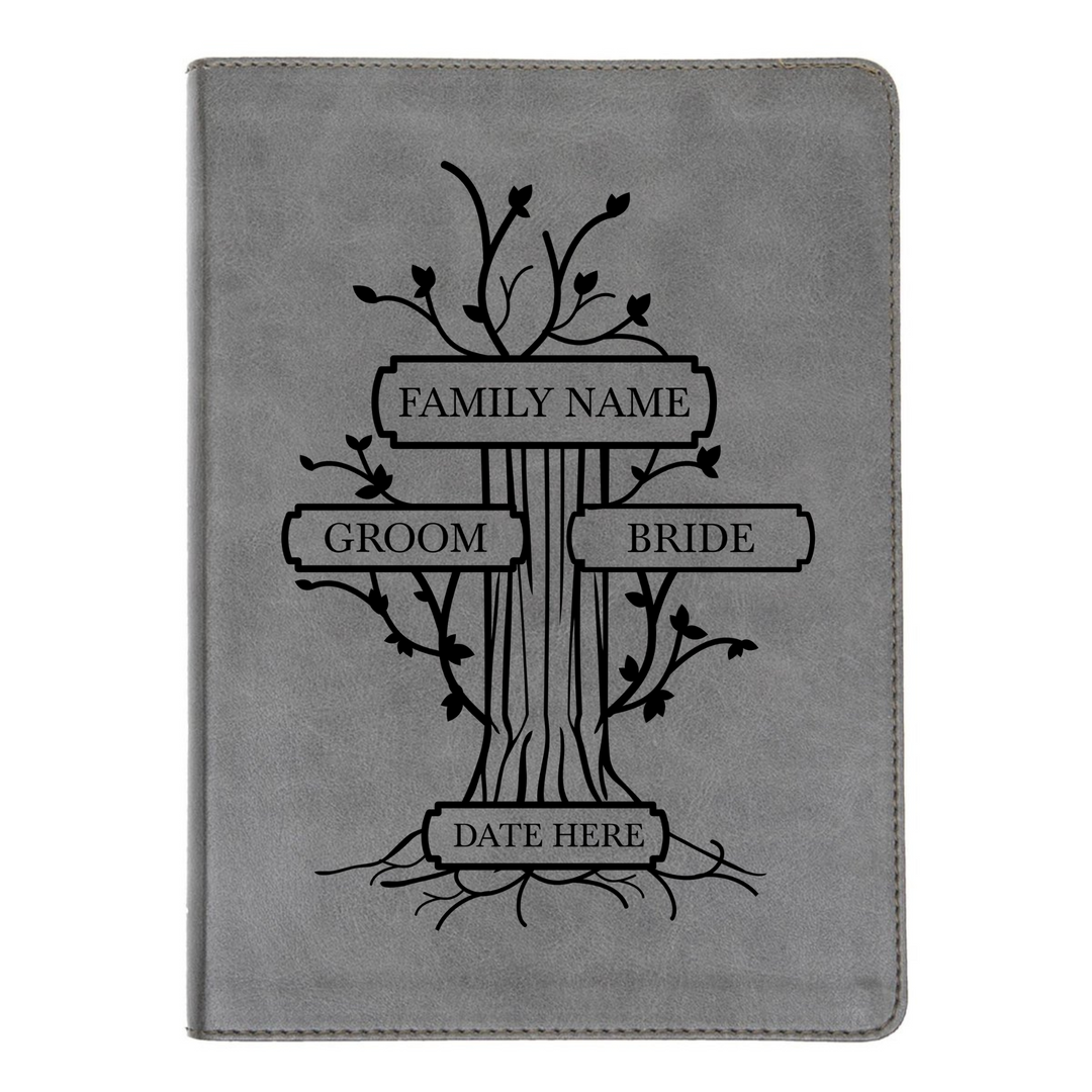 CSB He Reads Gray Study Size Holy Bible Medium Print | Family Tree
