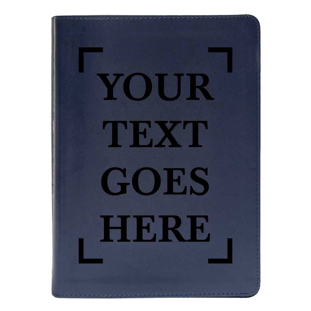 CSB She Reads Blue Study Size Holy Bible Medium Print | Your Text Here
