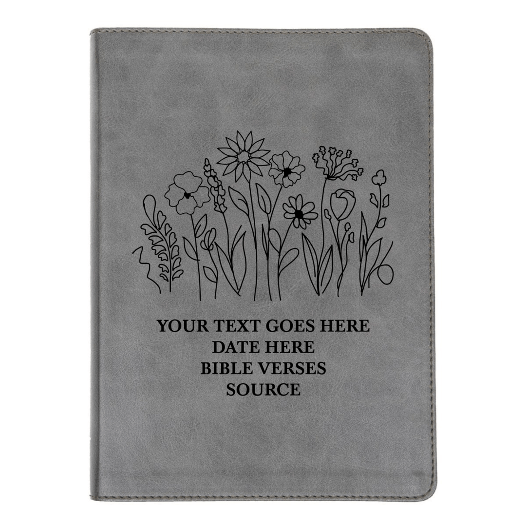 CSB He Reads Gray Study Size Holy Bible Medium Print | Garden