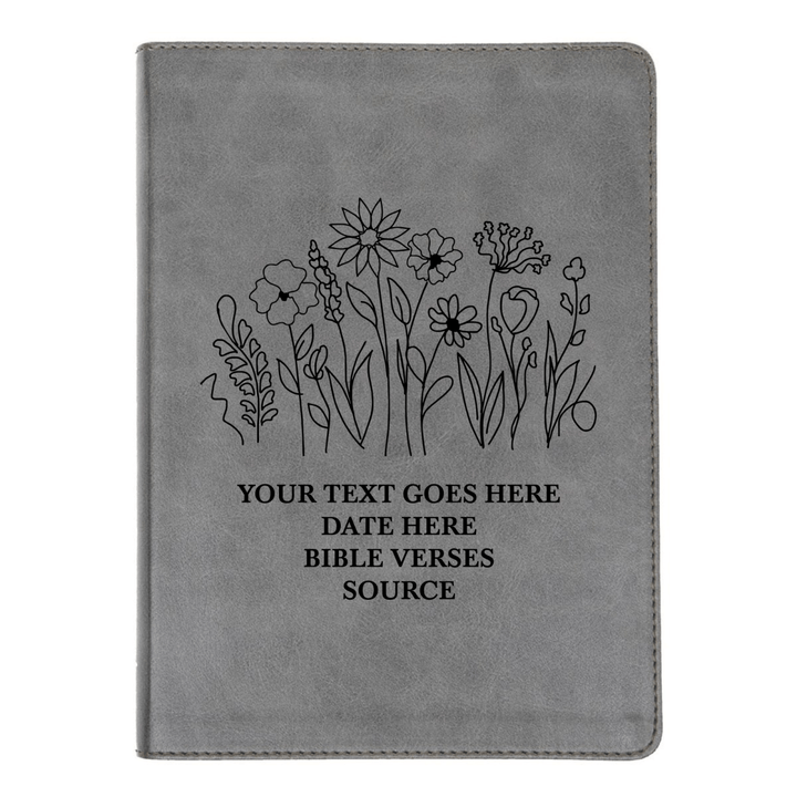 CSB He Reads Gray Study Size Holy Bible Medium Print | Garden