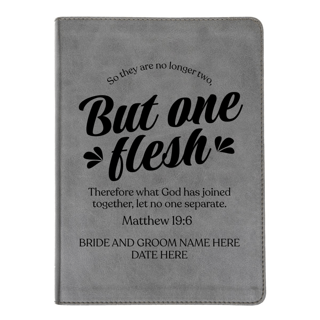 CSB He Reads Gray Study Size Holy Bible Medium Print | Matthew 19:6