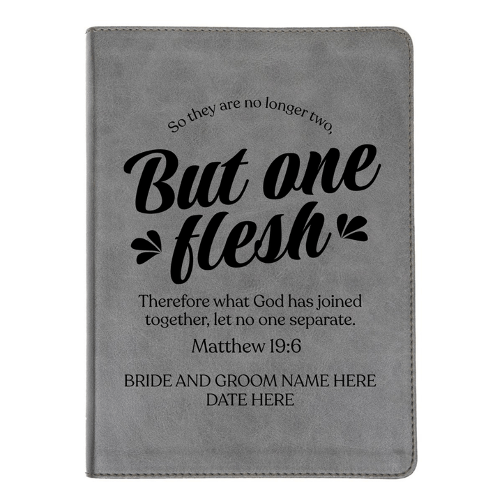 CSB He Reads Gray Study Size Holy Bible Medium Print | Matthew 19:6