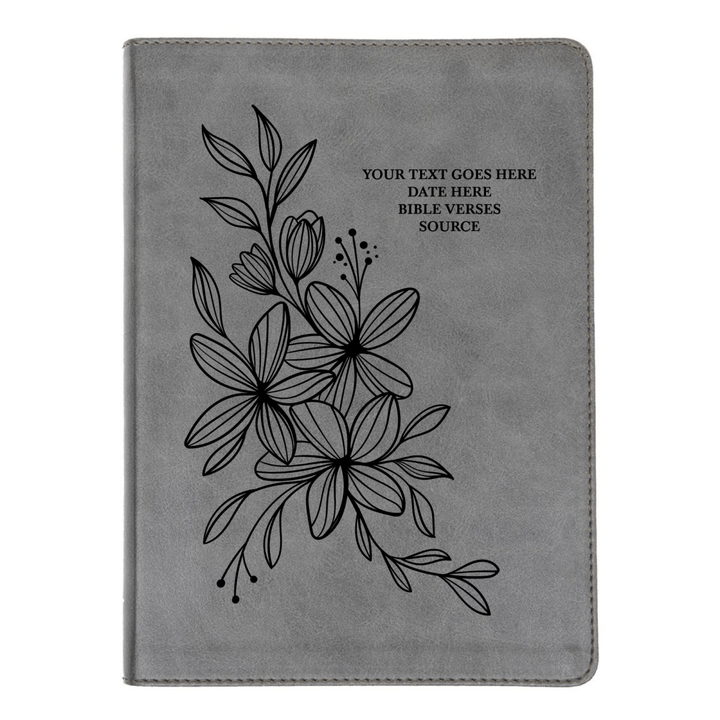 CSB He Reads Gray Study Size Holy Bible Medium Print | Hyacinth