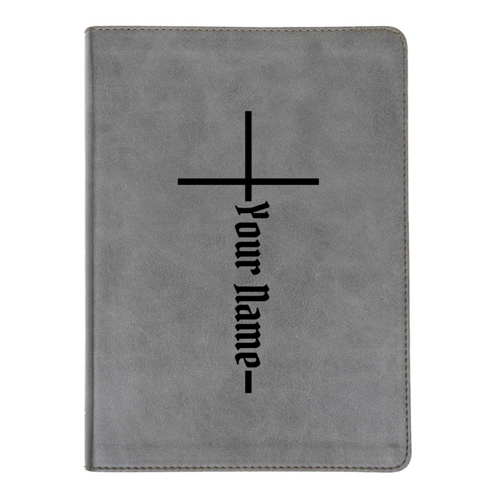 CSB He Reads Gray Study Size Holy Bible Medium Print | Christian Cross