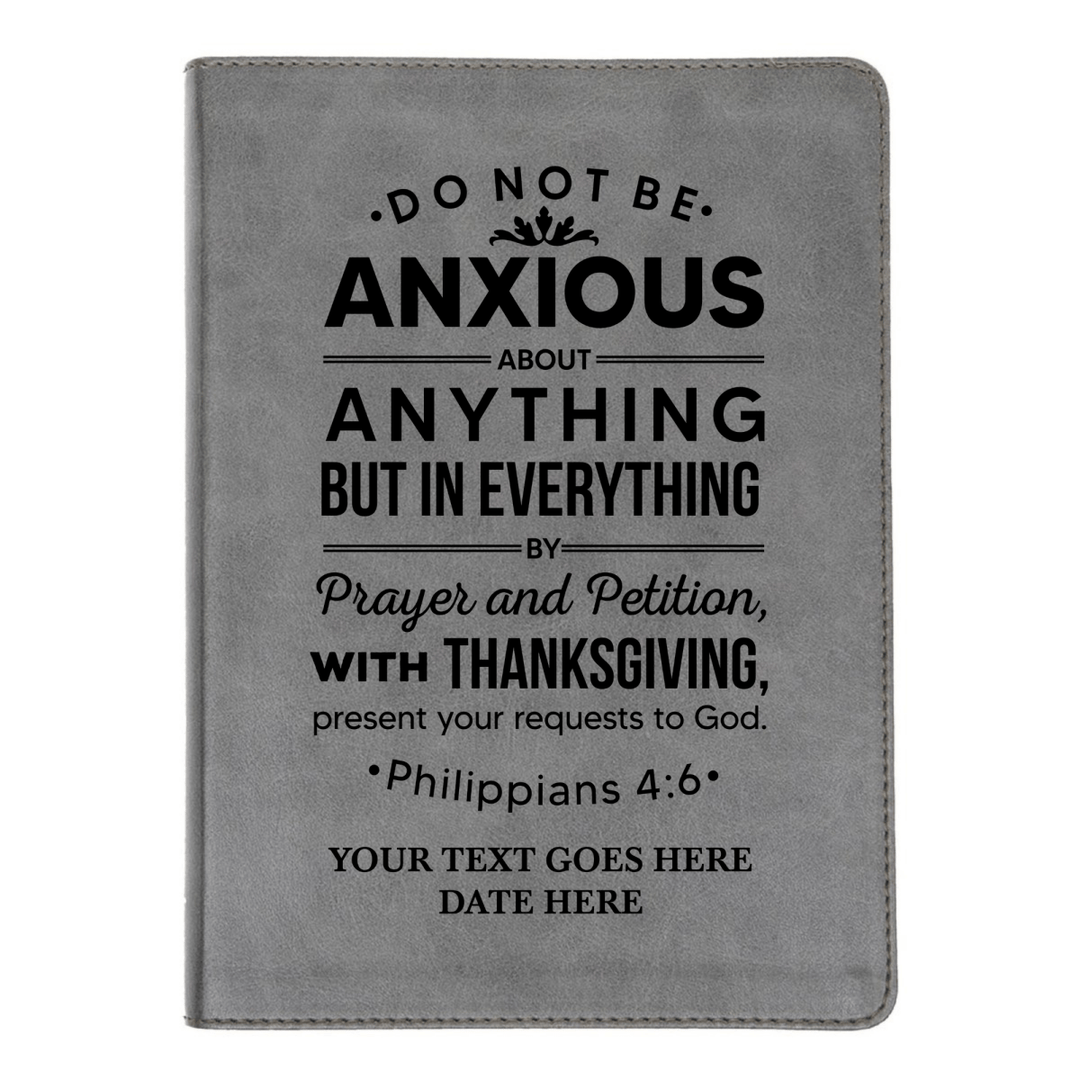 CSB He Reads Gray Study Size Holy Bible Medium Print | Philippians 4:6