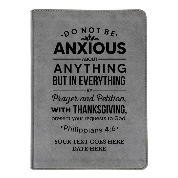 CSB He Reads Gray Study Size Holy Bible Medium Print | Philippians 4:6