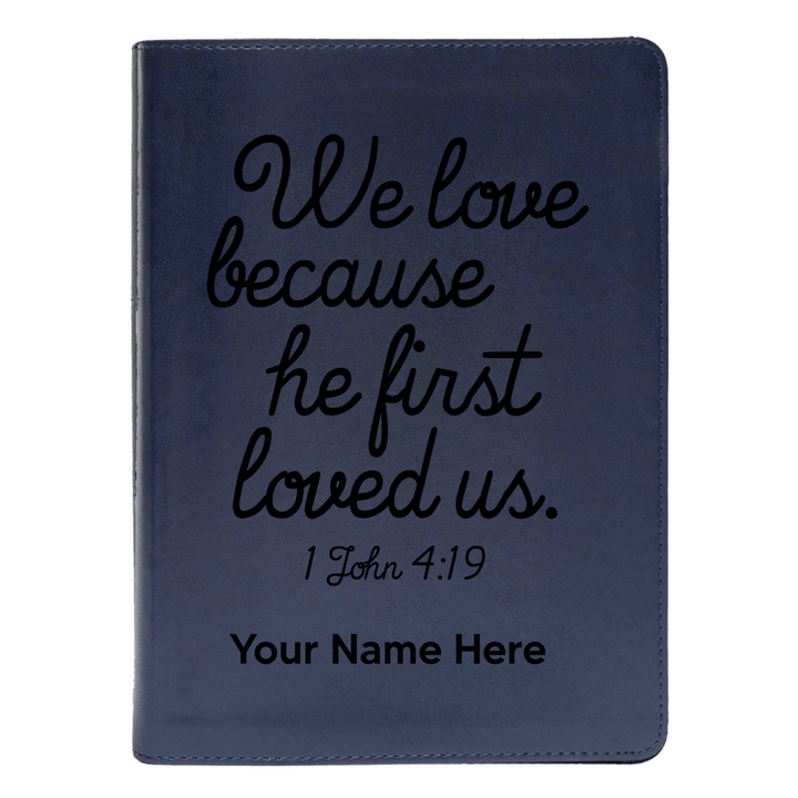 CSB She Reads Blue Study Size Holy Bible Medium Print | 1 John 4:19
