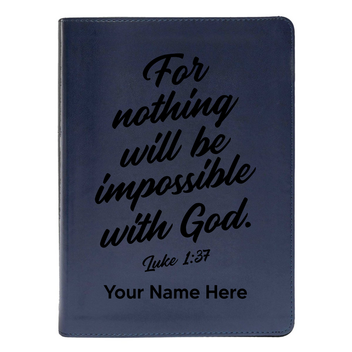 CSB She Reads Blue Study Size Holy Bible Medium Print | Luke 1:37