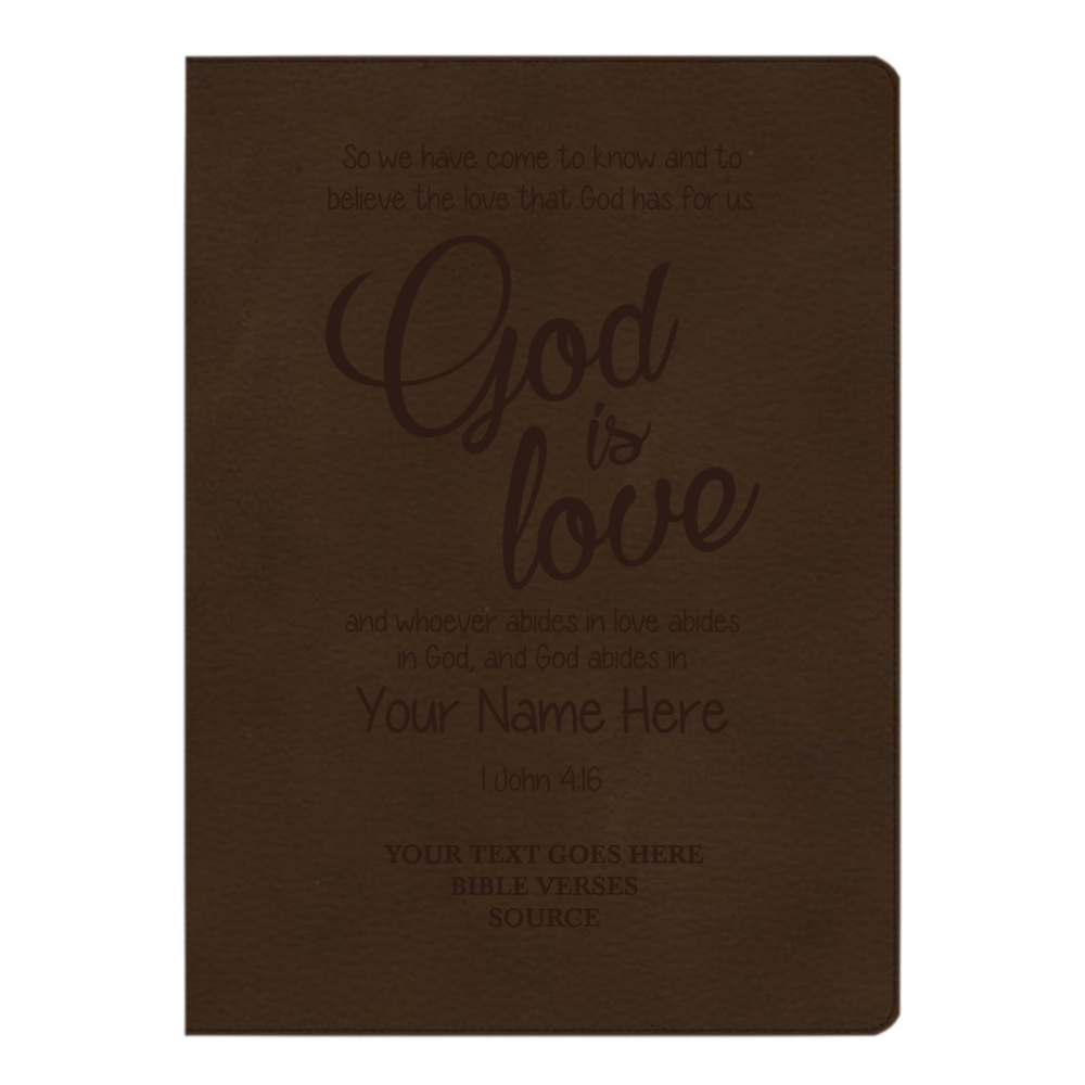 CSB Brown Study Size Holy Bible Large Print Size | 1 John 4:16