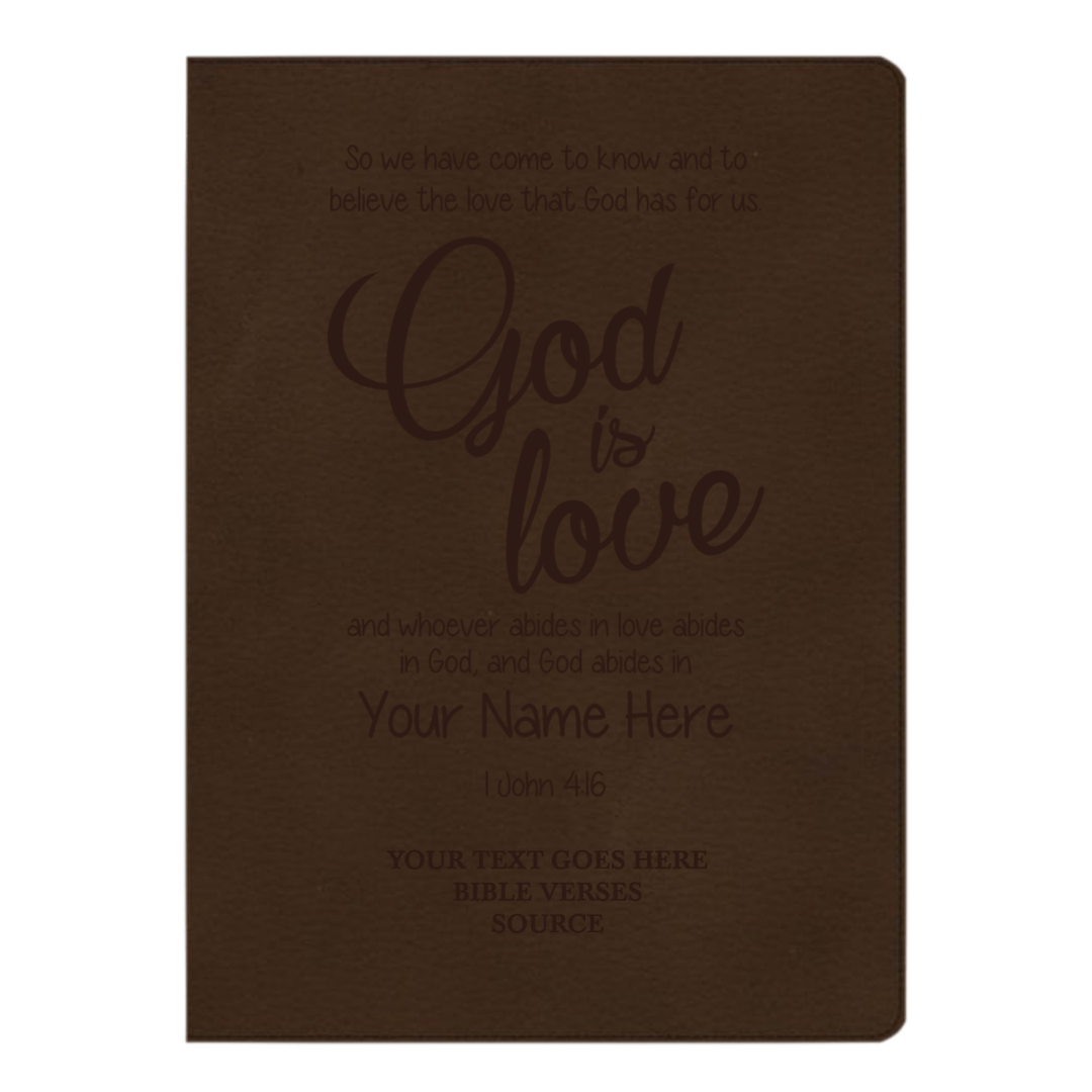 CSB Brown Study Size Holy Bible Large Print Size | 1 John 4:16