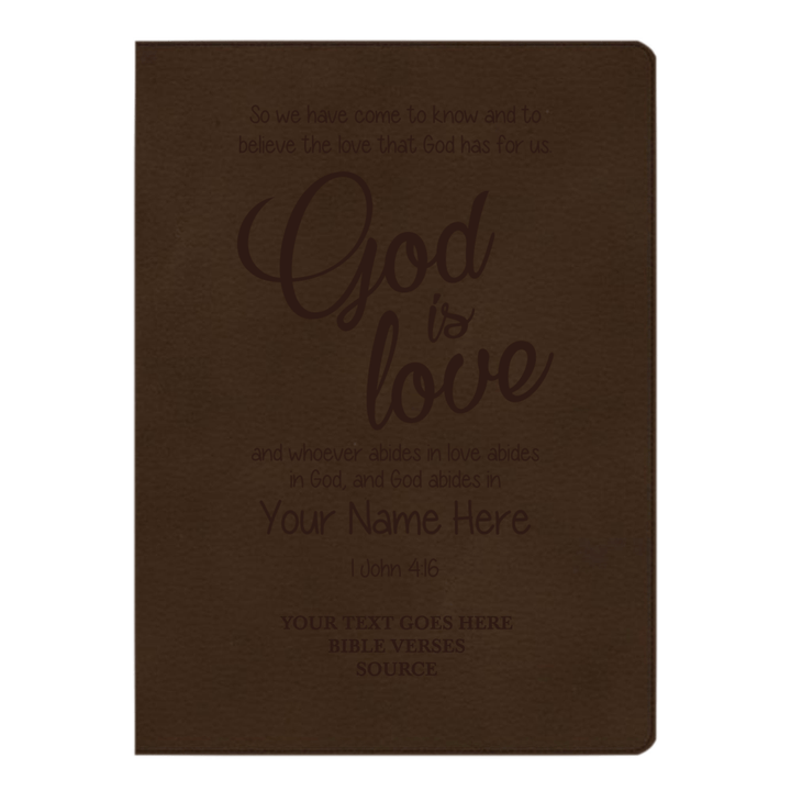 CSB Brown Study Size Holy Bible Large Print Size | 1 John 4:16