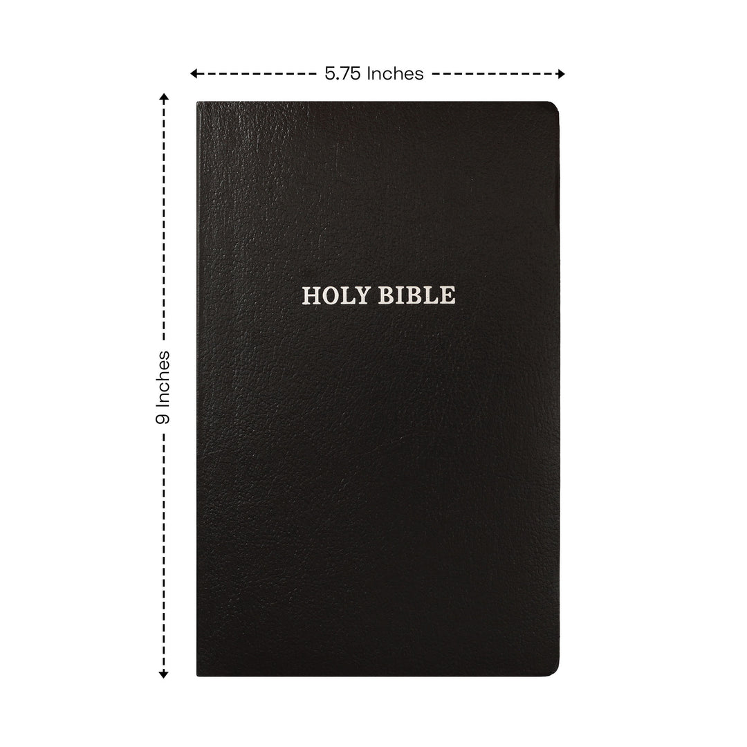 KJV Black Standard Size Holy Bible Small Print