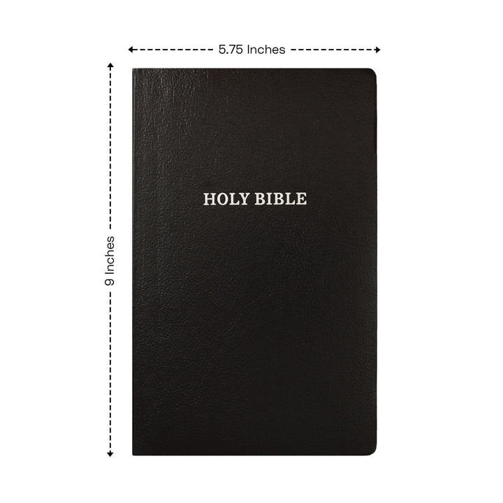 KJV Black Standard Size Holy Bible Small Print