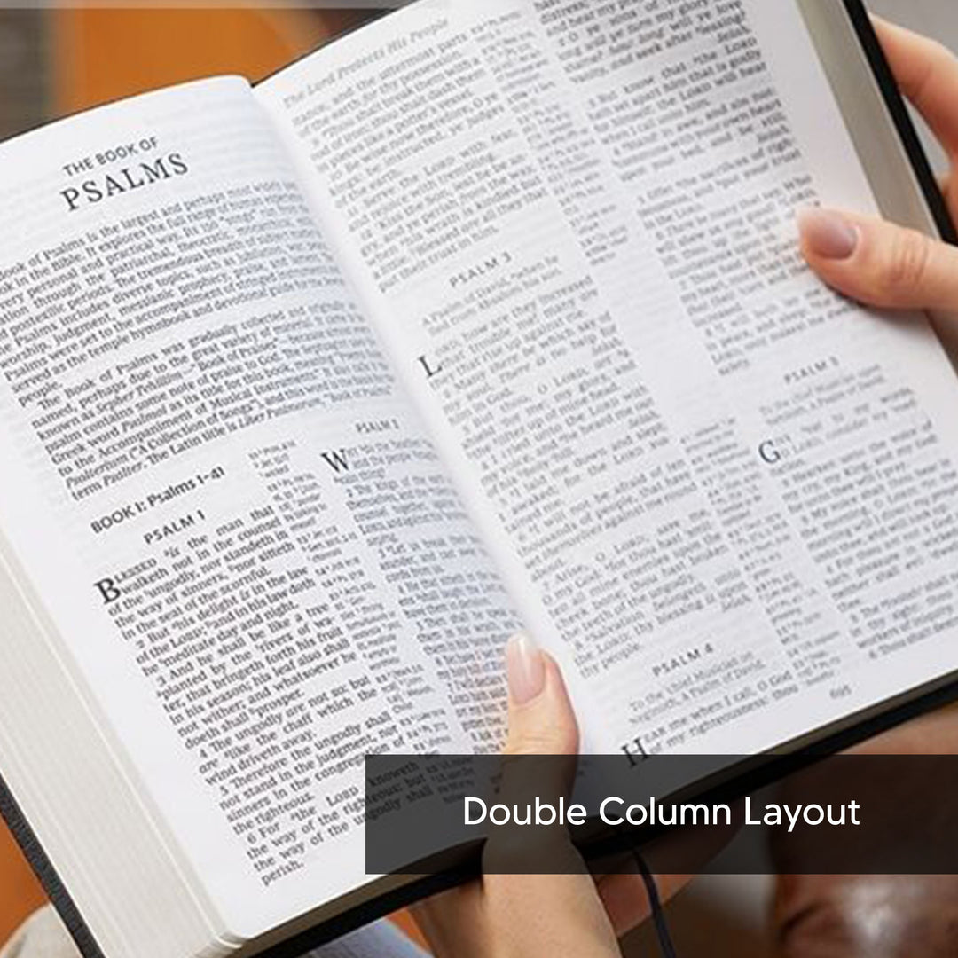 KJV Black Standard Size Holy Bible Small Print