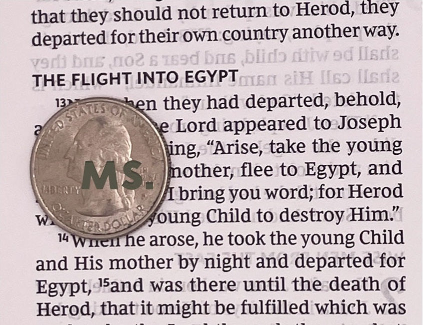 Print sample for this Bible