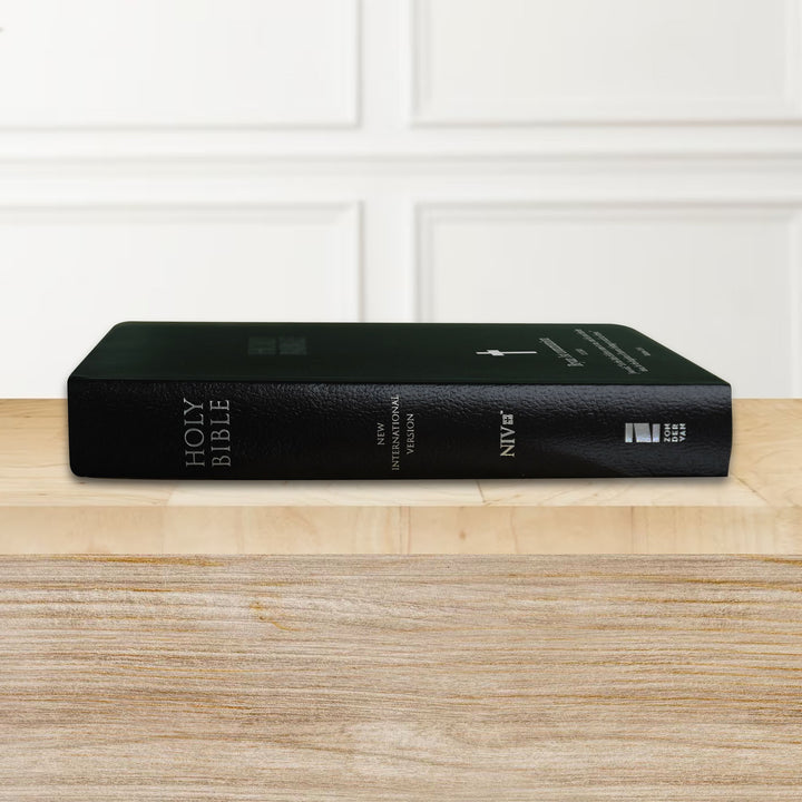 NIV Black Standard Size Holy Bible Small Print