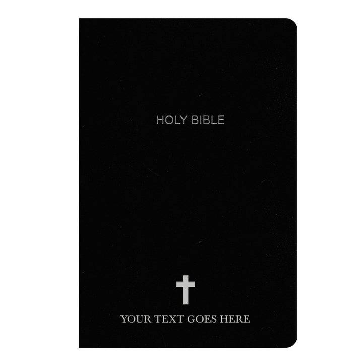 NKJV Black Standard Size Holy Bible Small Print