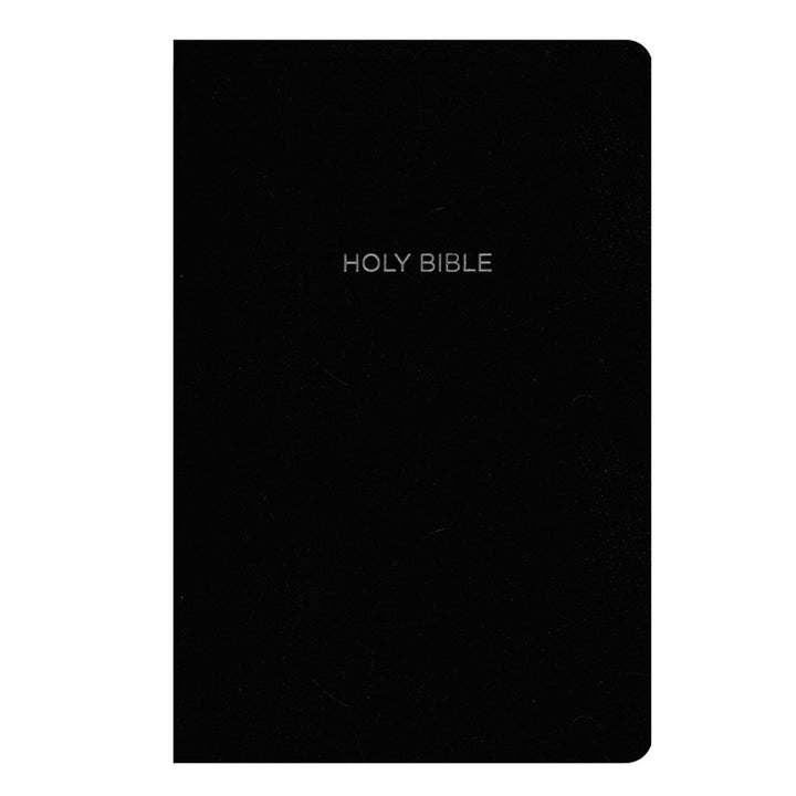 NKJV Black Standard Size Holy Bible Small Print