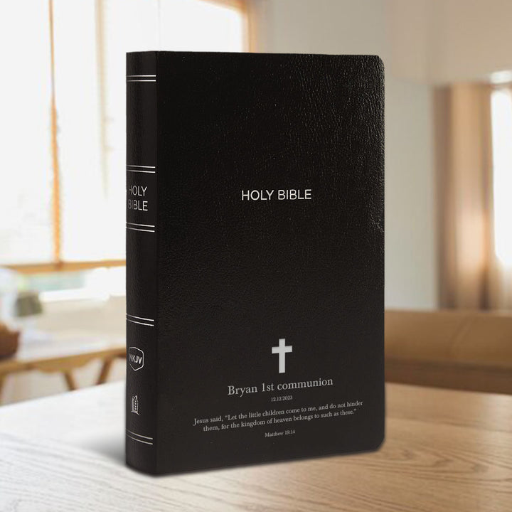 NKJV Black Standard Size Holy Bible Small Print