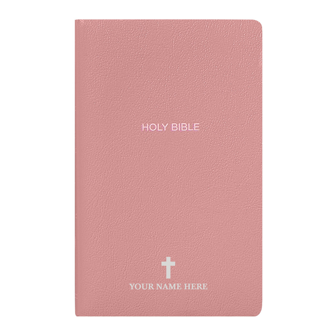 NKJV Pink Standard Size Holy Bible Small Print